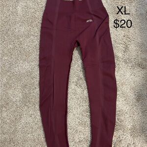 AYBLBurgundy Leggings
